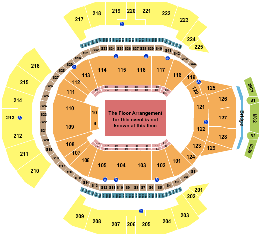 Chase Center Bruce Springsteen Seating Chart